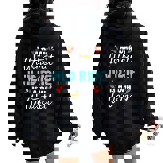 Day Without Wild Rice Is Day Wasted Thanksgiving Women Oversized Hoodie Back Print - Monsterry