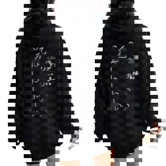 De Chef Para Uniforme De Imitación Divertida Para Cocinar Cuello Women Oversized Hoodie Back Print - Regaloses