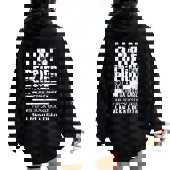 Detox Cleanse I Mean Eat Pizza Food Saying Women Oversized Hoodie Back Print - Monsterry
