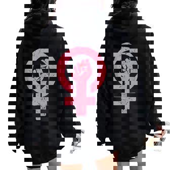 Día Internacional De La Feminista Feminismo Derechos De La Sin Mangas Women Oversized Hoodie Back Print - Regaloses