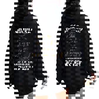Dios Dijo Y Luego Había Luz Maxwell Ecuación Matemáticas Geek Cuello Women Oversized Hoodie Back Print - Regaloses