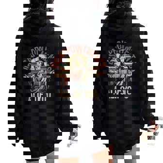 Disappointments Sarcastic All Of You Christian Jesus Women Oversized Hoodie Back Print - Seseable