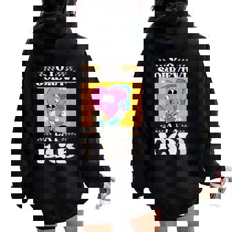 Diseño Divertido Yo Sobreviví A La Egb 80S En Español Cuello Women Oversized Hoodie Back Print - Regaloses