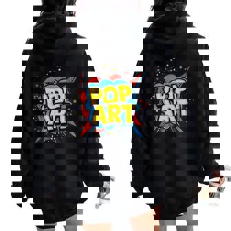 Disfraz De Arte Pop Para Hombre Y Women Oversized Hoodie Back Print - Regaloses