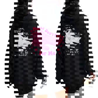 Dont Fall For Me Valentines Day Non Slip Socks Nurse Pct Cna Women Oversized Hoodie Back Print | Seseable CA