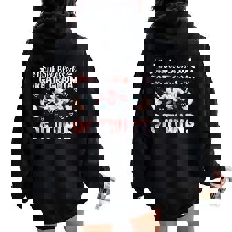 Double Blessed Twin Great Grandma Of Twins Women Oversized Hoodie Back Print - Thegiftio UK