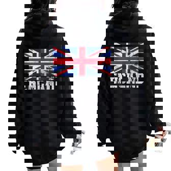 England Union Jack UK Flag Country Men Women Christmas Tank Top Women Oversized Hoodie Back Print - Monsterry