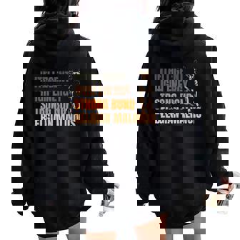 Entrenamiento De Perros Belgas Malinois Amante De Malinois Hombres Es Women Oversized Hoodie Back Print - Regaloses