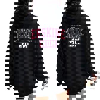 Erskine College Mom Arch Vintage For Mother Women Women Oversized Hoodie Back Print - Thegiftio UK