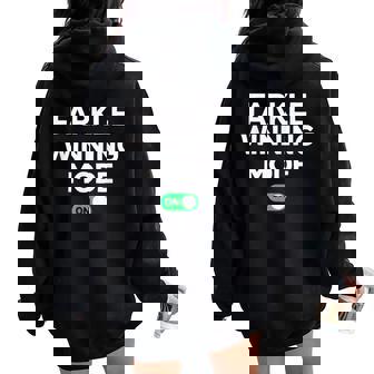 Farkle Winning Mode On Vintage Farkle Dice Game Women Oversized Hoodie Back Print - Monsterry