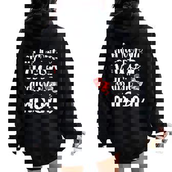 My Favorite Actor Calls Me Mom Theatre Actor Mama Women Oversized Hoodie Back Print - Thegiftio UK
