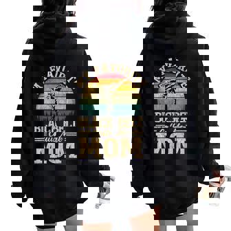 My Favorite Black Belt Calls Me Mom Mother's Day Women Oversized Hoodie Back Print | Seseable UK