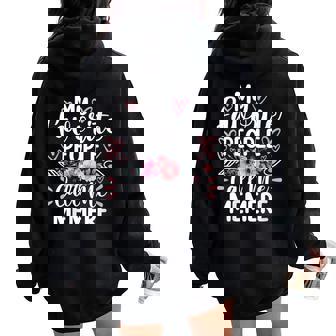 My Favorite People Call Me Memere Grandma Mother's Day Women Oversized Hoodie Back Print - Seseable