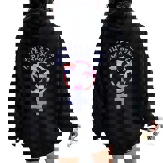 Feminista Día De La 8 Marzo Juntes Som Imparables Women Oversized Hoodie Back Print - Regaloses