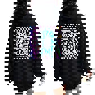 Feral Like My Aunt Feral Nephew Niece Aunt Women Oversized Hoodie Back Print | Mazezy