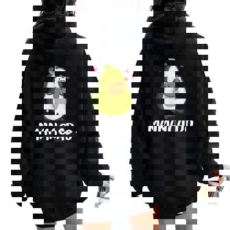 Fête Des Mères Avocat Maman Avocat Drôle Avocat Mamacado Sweat à capuche oversize pour femme avec imprimé dans le dos - Cadeauxyz