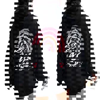 Best Ma Ever Rainbow Cute For Women Women Oversized Hoodie Back Print - Seseable