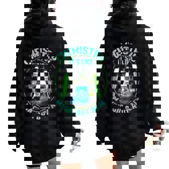 Chemistry It's Like Magic But Real Sweat à capuche oversize pour femme avec imprimé dans le dos - Cadeauxyz