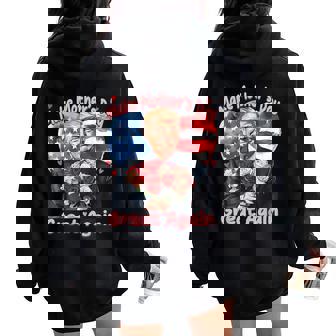 Cool Trump Mother's Day Make Mother's Day Great Again Women Oversized Hoodie Back Print | Seseable CA