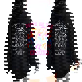 Cowgirl Boots Bling Cute Love Country Life Women Oversized Hoodie Back Print - Thegiftio