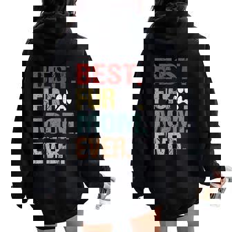 Fur Mom Best Fur Mom Ever Women Oversized Hoodie Back Print - Seseable