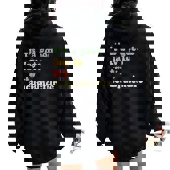 Sarcastic It's A Good Day To Try Acupuncture Groovy Women Oversized Hoodie Back Print | Mazezy