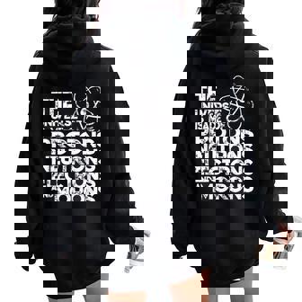 Science Astro Physics Astronomy Teacher Étudiants Sweat à capuche oversize pour femme avec imprimé dans le dos - Cadeauxyz