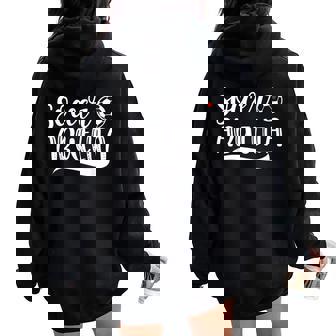 Soccer Abuelita Soccer Lover Mother's Day Women Oversized Hoodie Back Print - Thegiftio