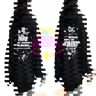 Super Grandma Classic Mother's Day Women Oversized Hoodie Back Print - Thegiftio UK