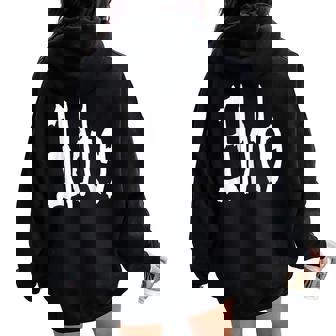 Vintage Distressed Elote Corn For Woman Lover Women Oversized Hoodie Back Print | Seseable CA