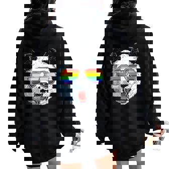 Gafas De Sol Panda Gay Pride Lgbt Con Bandera Arcoíris Regalos Lgbtq Sin Mangas Women Oversized Hoodie Back Print - Regaloses