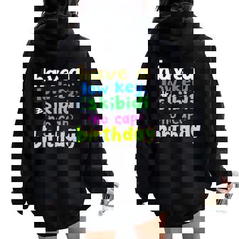 Gen Alpha Slang Birthday Skibidi For Boys Girls Women Oversized Hoodie Back Print - Monsterry