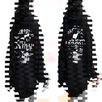 German Shepherd Grandma Dog Mom Lover Women Oversized Hoodie Back Print - Seseable
