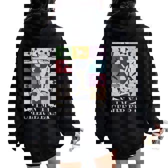 Girl In My Cheer Era Cheer Leader Cheerleading Women Oversized Hoodie Back Print - Thegiftio