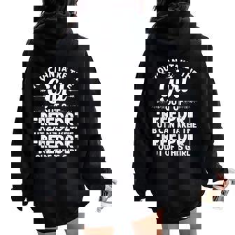 Girl Out Of FREEPORT IL ILLINOIS Home Roots USA Women Oversized Hoodie Back Print - Monsterry