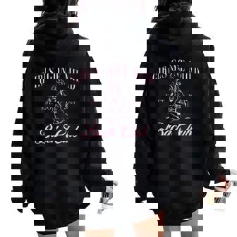 Girls Gone Mild Bachelorette Spa Slumber Bachelorette Party Women Oversized Hoodie Back Print | Mazezy