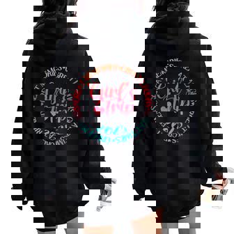 Girls Trip 2025 Great Friends Laughs Memories Times Summer Women Oversized Hoodie Back Print - Thegiftio UK