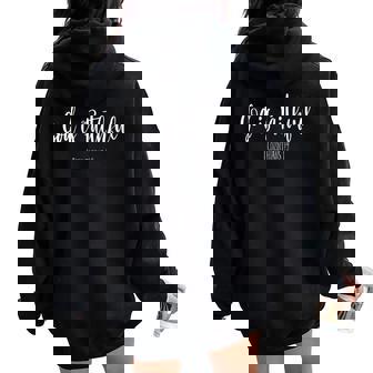 God Is Faithful Christian Faith Bible Verse Women Oversized Hoodie Back Print - Monsterry