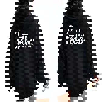 - Gotcha Modern Classic Fit Crew Neck Short Sleeve Small Women Oversized Hoodie Back Print - Monsterry