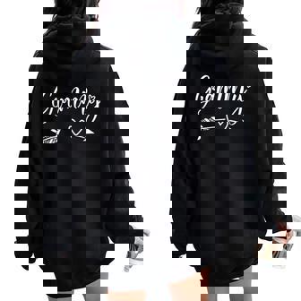 Grammy For Grammy For Mother's Day Women Oversized Hoodie Back Print | Seseable CA