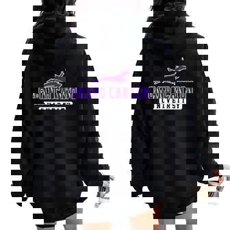 Grand Canyon University Arch Vintage Athleticsmen Women Women Oversized Hoodie Back Print | Mazezy