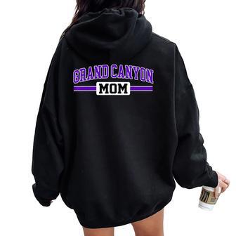 Grand Canyon University Mom Mother's Day Family Vintage Women Oversized Hoodie Back Print - Thegiftio UK