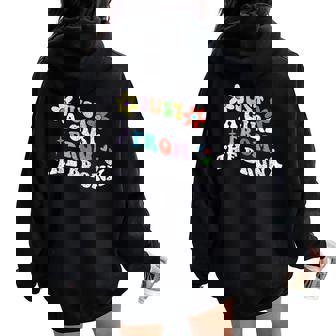 Groovy Just A Girl From Bronx New York Mother's Day 2023 Women Oversized Hoodie Back Print | Mazezy
