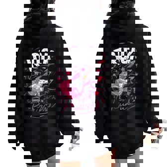 Guitarra Eléctrica Para Niñas Y Es Women Oversized Hoodie Back Print - Regaloses
