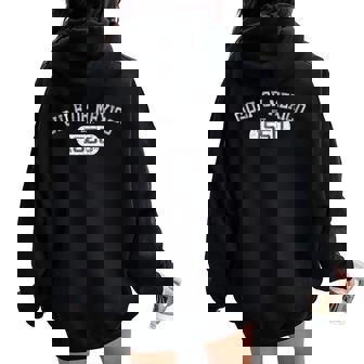 Gulf Of Mexico Est 1550 Retro Vintage Gulf For Women Women Oversized Hoodie Back Print - Thegiftio UK