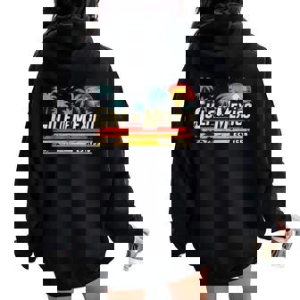 Gulf Of Mexico T Vintage Gulf Of Mexico Women Oversized Hoodie Back Print - Thegiftio UK