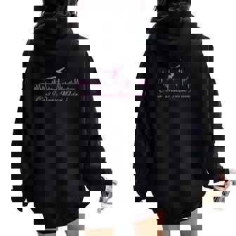 Gymnastique Gymnaste C'est Dans Mon Adn Fille Sweat à capuche oversize pour femme avec imprimé dans le dos - Cadeauxyz