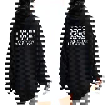 Haha Made You Read Citation Ironic Sarcasm Sweat à capuche oversize pour femme avec imprimé dans le dos - Cadeauxyz