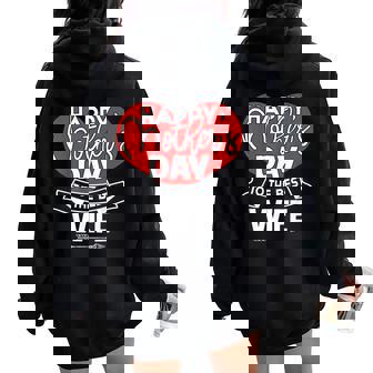 Happy Mother's Day To The Best Wife Mother''s Day Women Oversized Hoodie Back Print - Thegiftio UK