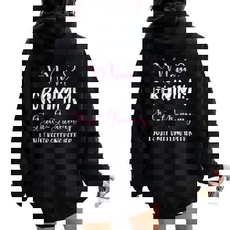 Hearts Mom Grammy Great Grammy I Just Keep Getting Better Women Oversized Hoodie Back Print | Seseable UK